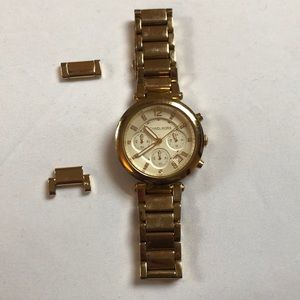 Michael Kors Ladies Stainless Steel Gold Watch